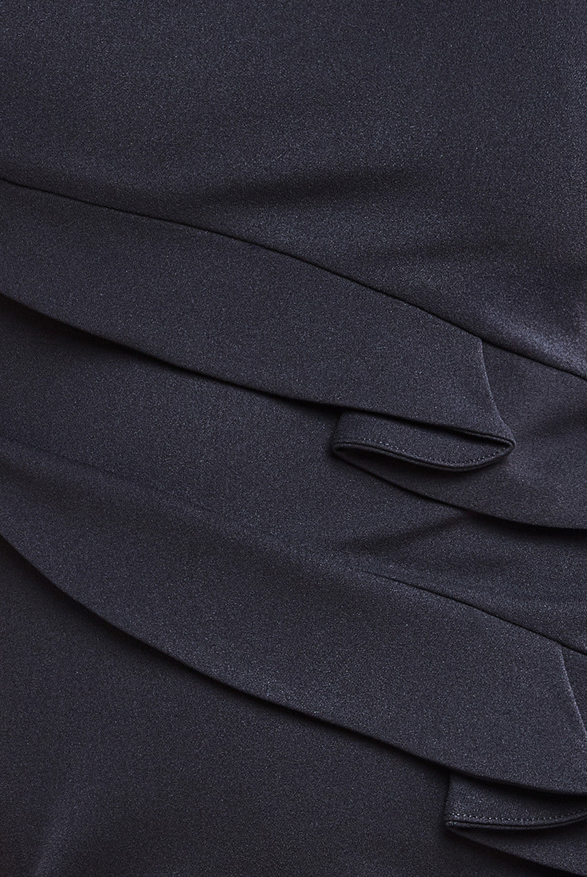 SIDE NECK MIDI DRESS