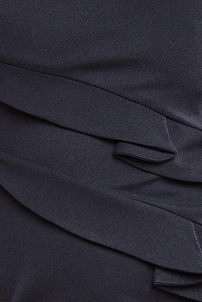 SIDE NECK MIDI DRESS