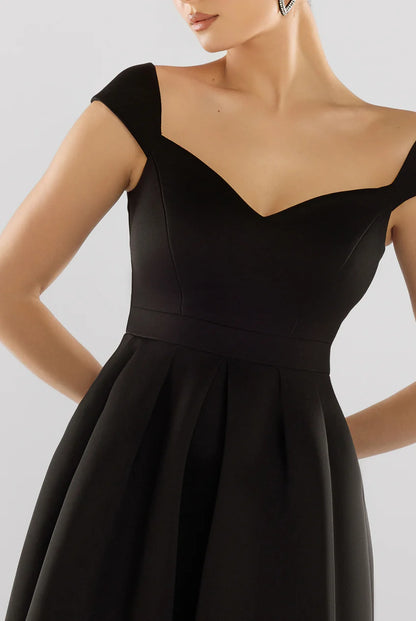 SCUBA FOAM SKATER MIDI DRESS